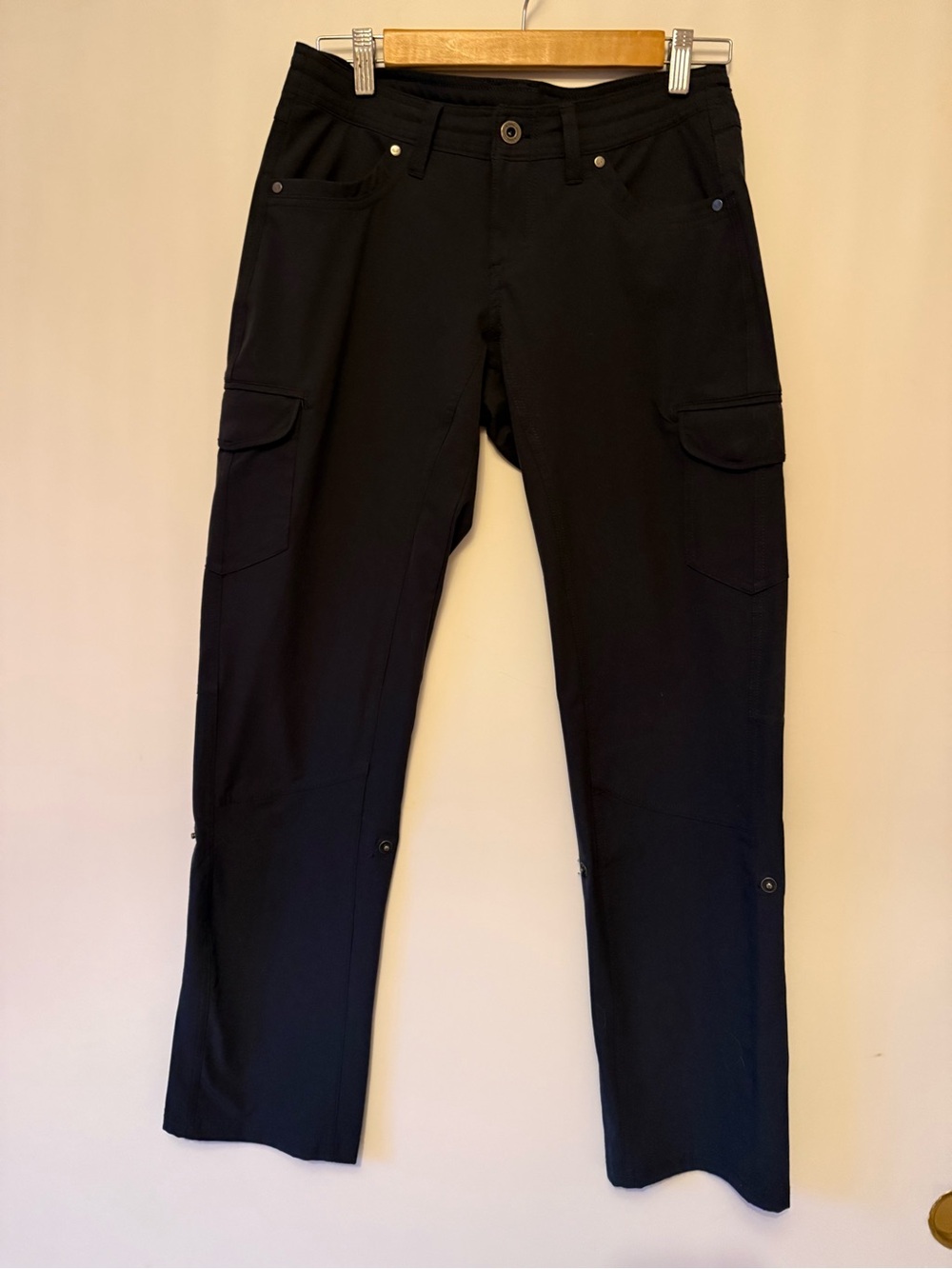 Kuhl Women's Black Cargo Pants with Utility Pockets